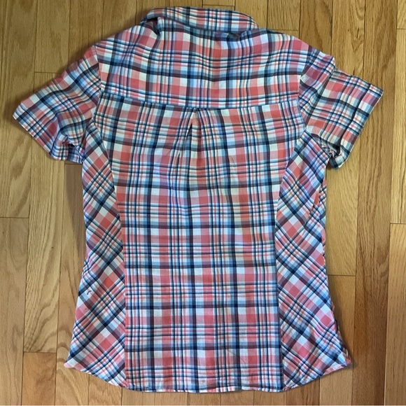 Worn once - Mountain Warehouse Striped Button Up Short Sleeve Shirt - Picture 10 of 16